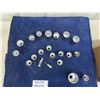 Image 2 : 20 Various Sockets : (2) 3/4" drive, (18) 1/2" drive - Assorted Sizes - Deep + Shallow 