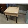 Image 1 : Vintage Wood Painted School Desk - Top Opens 20" x 22" x 27"