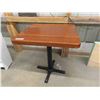Image 1 : Restaurant Table with Cast Iron Base 25" x 28" x 30" 