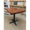 Image 3 : Restaurant Table with Cast Iron Base 25" x 28" x 30" 