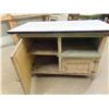 Image 5 : Primitive Kitchen Cabinet with Porcelain Top 26.5" x 30" x 46" 
