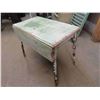 Image 2 : Antique Painted Drop Leaf Table - Fully Open 30" x 36" x 40"