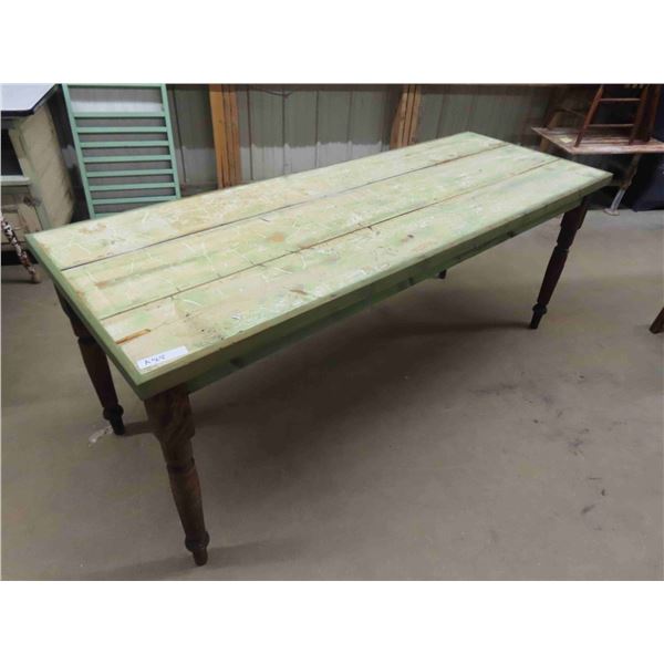 Farmhouse Country Harvest Table 27"x 30" x 74" 