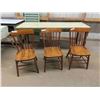 Image 1 : 3 Matching Oak Dining Chairs