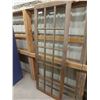 Image 2 : Wooden Window- 15 Pane 26.5 x 72"