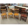 Image 1 : 3 Matching Wooden Chairs + Bonus Chair