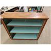 Image 5 : Rustic Open Bookcase with Painted Shelves 12" x 41" x 43.5" 
