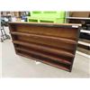 Image 1 : Very Heavy Well Made Solid Wood Display Store Shelf 8" x 41" x 70" 
