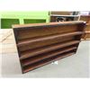Image 2 : Very Heavy Well Made Solid Wood Display Store Shelf 8" x 41" x 70" 