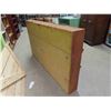 Image 3 : Very Heavy Well Made Solid Wood Display Store Shelf 8" x 41" x 70" 