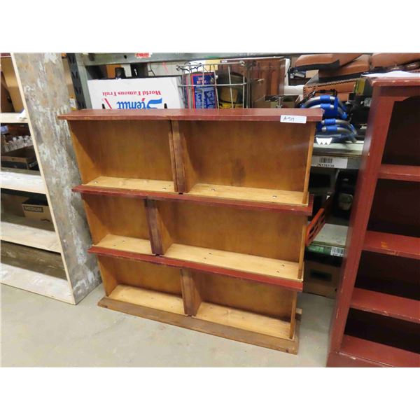 Unique Shelving unit Made From Repurposed Dresser Drawers 8" x 41" x 46" 