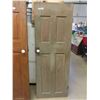 Image 3 : 2 Antique Interior Farm House Doors with Porcelain Knobs 29.5" x 77" +  