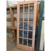 Image 1 : Painted Wood French Door 31" x 79.5" 