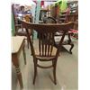 Image 4 : Small Pine Table 17" x 23" x 24" , Kitchen Chair with Wicker Seat