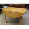 Image 4 : Maple Drop Leaf Table - 4 Leg, 40" Wide 30" Tall 