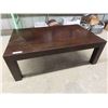 Image 1 : Solid Wood Coffee Table 16" x 30" x 48" 