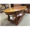 Image 3 : Matching Solid Wood Coffee Table 17" x 23" x 48" & End Table 19" x 22.5" x 25" 