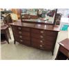 Image 2 : Beautiful Gibbard 8 Drawer Dresser 20" x 32" x 60" with Mirror 33.5" x 51"  &
