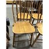 Image 2 : 4 Solid Wood Windsor Style Dining Side Chairs