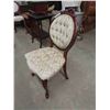 Image 3 : Antique Rose Back Upholstered Seat + Back