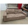 Image 1 : Microsuede Comfy Couch 81" Wide