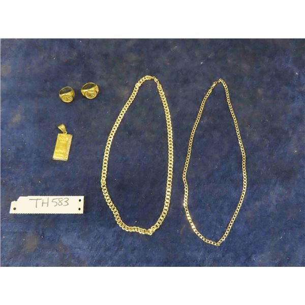 Badass Bargain Special!! - Gold Fashion Jewellery Necklaces, Rings, Gold Pendant