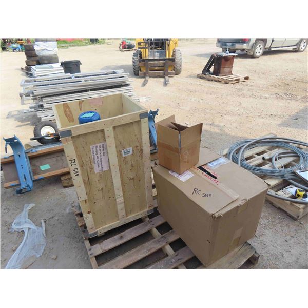 110V Tin Can Sealing Machine with Box of Cans + Lids