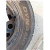 Image 2 : Pair of 4 Bolt Rims with Dynamo 185-65 R14 Winter Tires - Good Tread