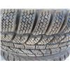 Image 6 : Pair of 4 Bolt Rims with Dynamo 185-65 R14 Winter Tires - Good Tread