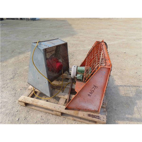 2 Large Industrial Exhaust Fans ; Dayton 3/4 HP + Gryphon 3/4 HP 