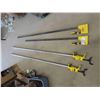Image 1 : 4 Large Stanley Clamps ; 55" , 66", (2) 74" 