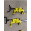 Image 4 : 4 Large Stanley Clamps ; 55" , 66", (2) 74" 