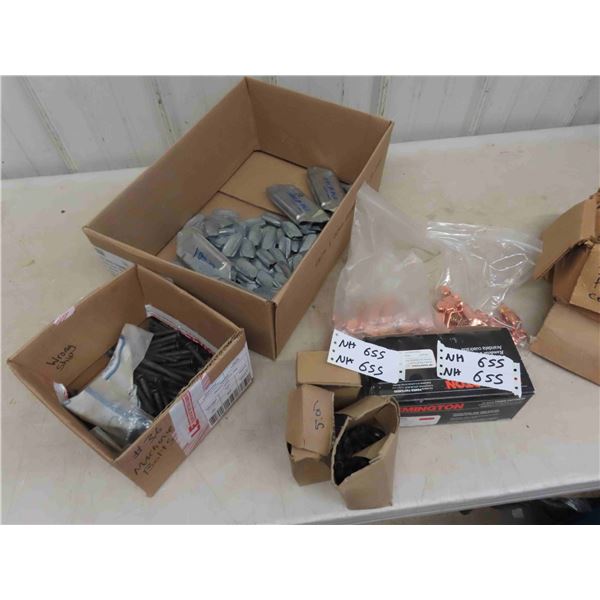 Fence Hardware 3" Fastener, Copper Clips, Machine Bolts