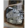Image 2 : Box of Speed Clip Brackets, Box of Cabinet Hinges, Pipe Hanger Brackets