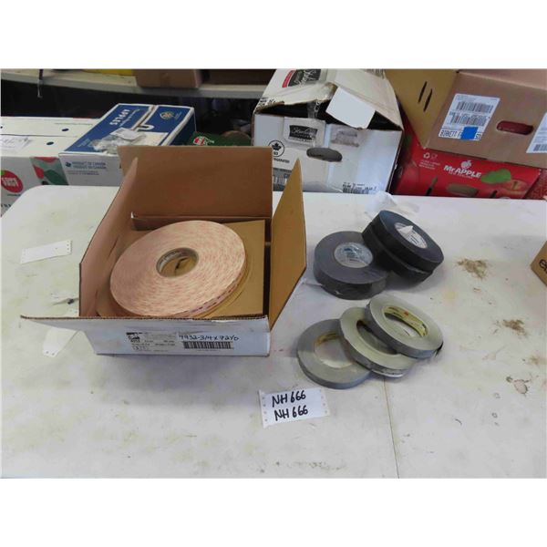 3 Rolls of 3M 4932 Doble Coated Foam Tape, 3 Rolls 3M Metal Tape, 3 Rolls 