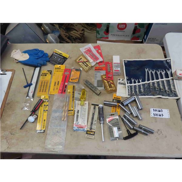 HC Metric Wrenches, Metric Deep Chrome Sockets, Drill Bits, Jig Saw Blades,