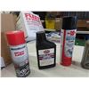 Image 2 : Assorted Auto Fluids ; Brake Cleaner, Engine Wear Fluid, Degreaser, Silicone Lube,