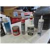Image 3 : Assorted Auto Fluids ; Brake Cleaner, Engine Wear Fluid, Degreaser, Silicone Lube,
