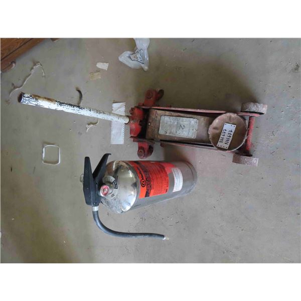 2 Ton Floor Jack, Chrome Fire Extinguisher HW16P-2