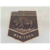 Image 1 : Very Heavy Province of Manitoba Bronze Plaque 13" x 15.5"