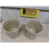 Image 2 : Medicine Hat Potteries 5 Gal Crock with Good Handles, 6 Gal Medalta Crock with