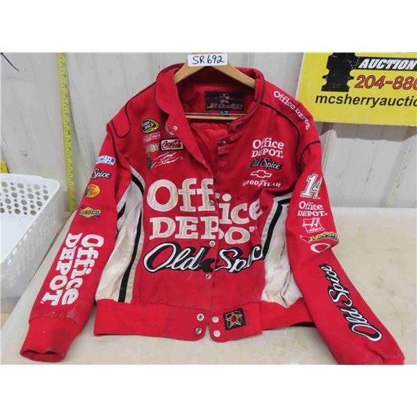 Office Depot Racing Jacket Sz XL, JH Designs, Nascar #!4 - Tony Stewart