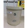 Image 2 : Medalta 5 Gal Crock + 6 Gal Crock with Lid - chipped
