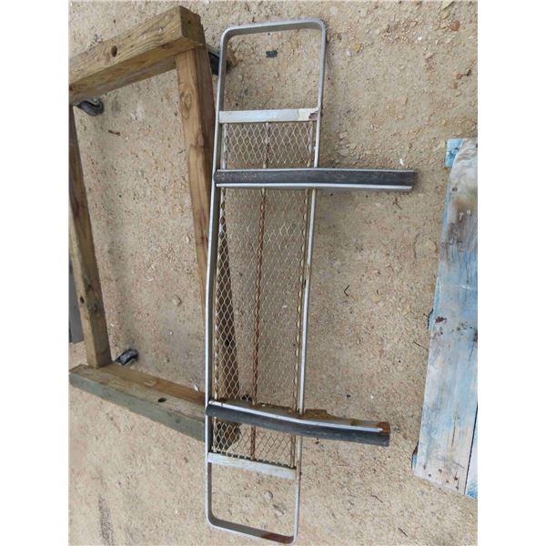 Older Style Chrome Pick Up Truck Bush Guard 6' Wide