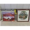 Image 1 : Picture '57 Corvette 16" x 20", Needlepoint African Animals 20" x 20" 