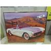 Image 2 : Picture '57 Corvette 16" x 20", Needlepoint African Animals 20" x 20" 