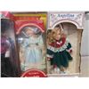 Image 3 : 4 Porcelain Dolls in Boxes 18" Tall