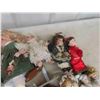 Image 3 : 14 Porcelain Dolls 8" to 12" Tall