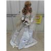 Image 1 : Porcelain Doll 35" tall with Wedding Dress