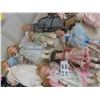Image 3 : 14 Porcelain Dolls 8" to 16" Tall
